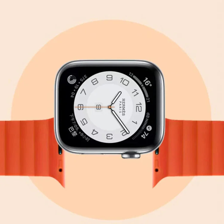 Dây đồng hồ nam châm silicone lỏng Mutural Moran Series cho Apple Watch Series, 7 41mm / 6&SE&5&4 40mm / 3&2&1 38mm, 7 45mm / 6&SE&5&4 44mm / 3&2&1 42mm