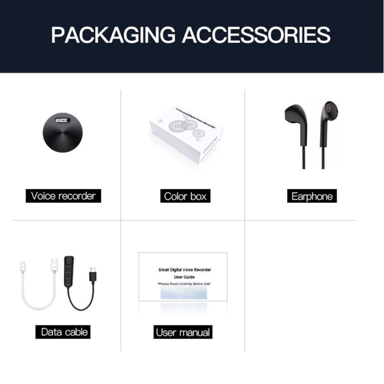 Máy ghi âm điều khiển giọng nói giảm tiếng ồn HD thông minh Q37, 4GB, 8GB, 16GB, 32GB