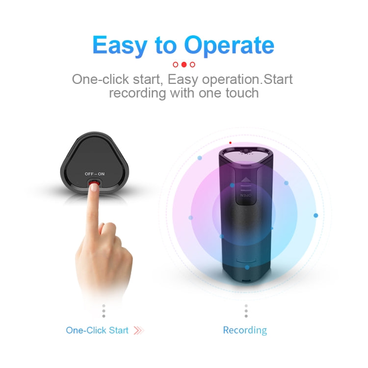 Máy ghi âm điều khiển giọng nói từ xa giảm tiếng ồn HD thông minh Q51, 4GB, 8GB, 16GB