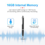 Bút ghi âm kỹ thuật số giảm tiếng ồn HD thông minh Q90, 4GB, 8GB, 16GB, 32GB