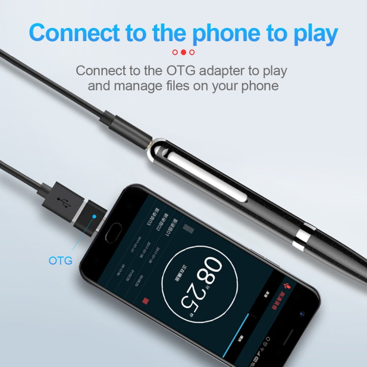 Bút ghi âm kỹ thuật số giảm tiếng ồn HD thông minh Q96, 4GB, 8GB, 16GB, 32GB, 64GB