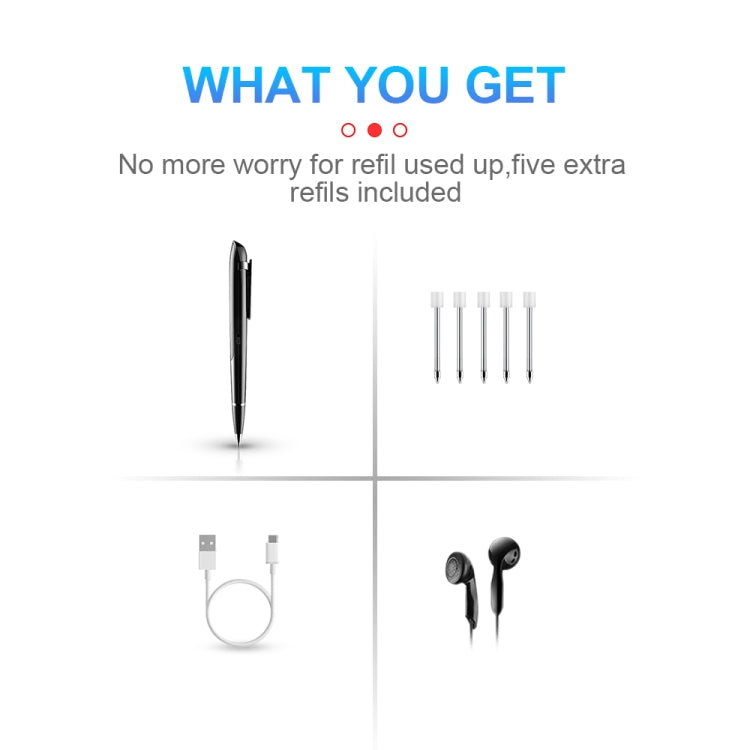 Bút ghi âm hội nghị điều khiển giọng nói giảm tiếng ồn độ nét cao AI thông minh Q9, 4GB, 8GB, 16GB, 32GB