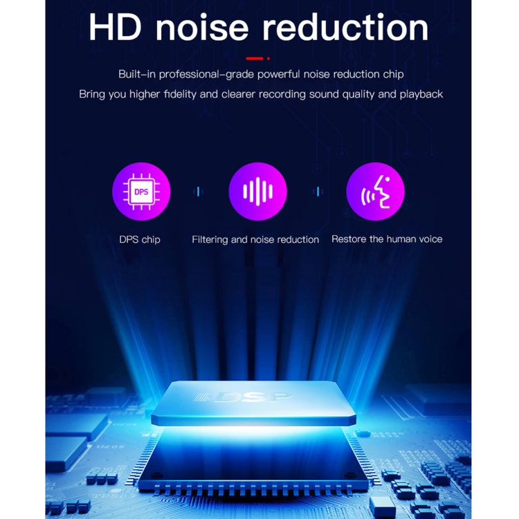 Máy ghi âm điều khiển giọng nói giảm tiếng ồn độ nét cao AI thông minh Q39, 4GB, 8GB, 16GB, 32GB