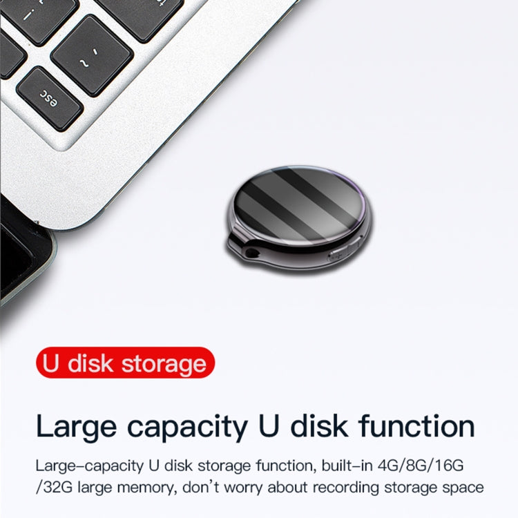 Máy ghi âm điều khiển giọng nói giảm tiếng ồn độ nét cao AI thông minh Q39, 4GB, 8GB, 16GB, 32GB