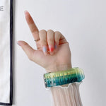 Dây đồng hồ TPU trong suốt chuyển màu Jelly Gradient cho Apple Watch Series, 7 41mm / 6&SE&5&4 40mm / 3&2&1 38mm, 7 45mm / 6&SE&5&4 44mm / 3&2&1 42mm