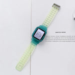 Dây đồng hồ TPU trong suốt chuyển màu Jelly Gradient cho Apple Watch Series, 7 41mm / 6&SE&5&4 40mm / 3&2&1 38mm, 7 45mm / 6&SE&5&4 44mm / 3&2&1 42mm