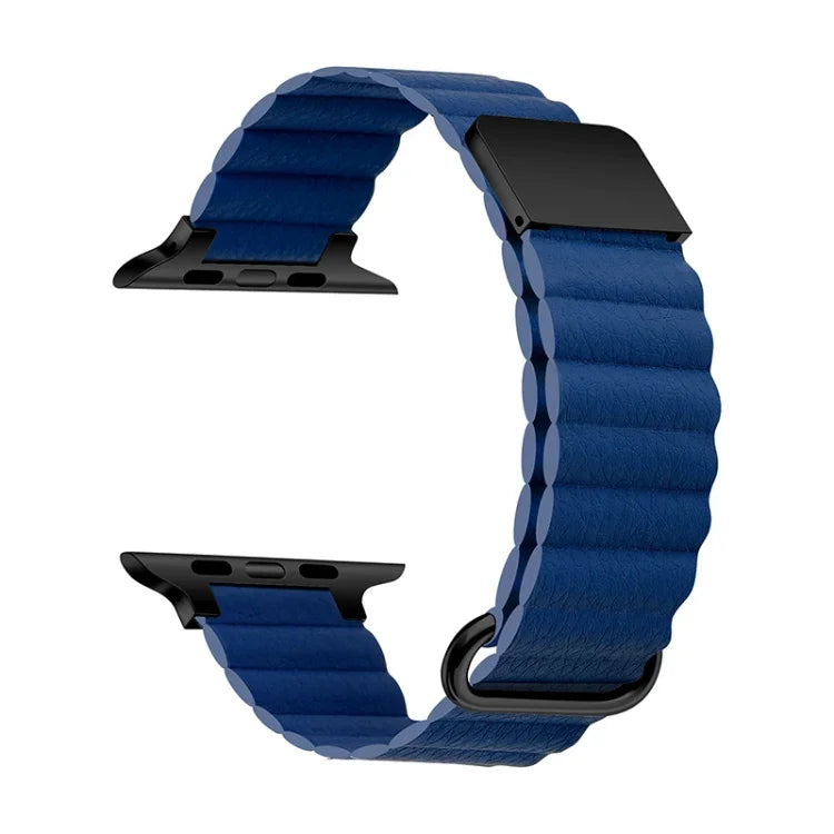Dây đồng hồ da nam châm cho Apple Watch Series, 7 41mm / 6&SE&5&4 40mm / 3&2&1 38mm, 7 45mm / 6&SE&5&4 44mm / 3&2&1 42mm