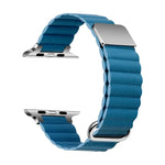 Dây đồng hồ da nam châm cho Apple Watch Series, 7 41mm / 6&SE&5&4 40mm / 3&2&1 38mm, 7 45mm / 6&SE&5&4 44mm / 3&2&1 42mm