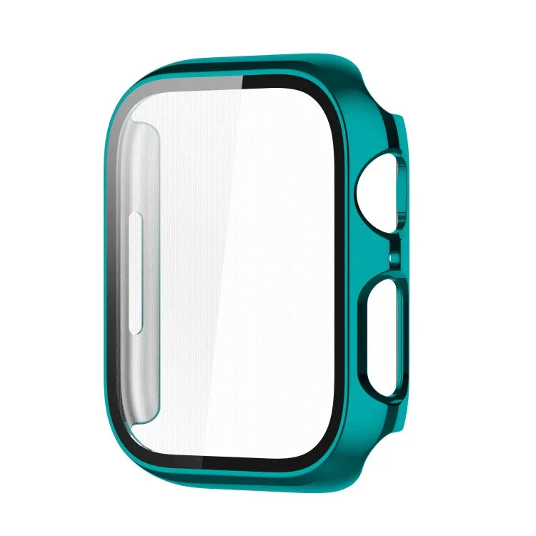 Ốp lưng bảo vệ PC chống sốc mạ điện kèm phim kính cường lực, Dành cho Apple Watch Series 9 / 8 / 7 41mm, Dành cho Apple Watch Series 9 / 8 / 7 45mm