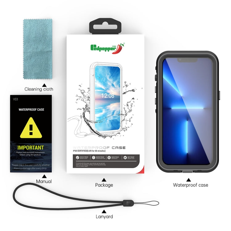 PC + TPU + PET Shockproof Magsafe Waterproof Phone Case, For iPhone 13 Pro, For iPhone 13