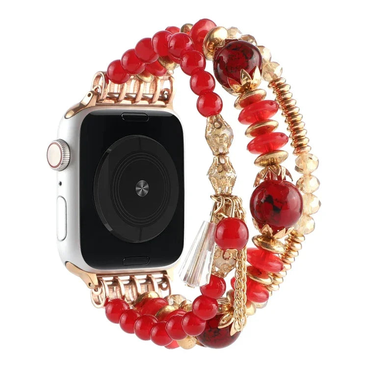 Dây đồng hồ ngọc trai cho Apple Watch Series, 7 41mm / 6&SE&5&4 40mm / 3&2&1 38mm, 7 45mm / 6&SE&5&4 44mm / 3&2&1 42mm
