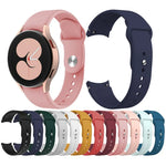 Dây đồng hồ silicone khóa ngược cho Samsung Galaxy Watch4 40&44mm/Watch4 Classic 42&46mm
