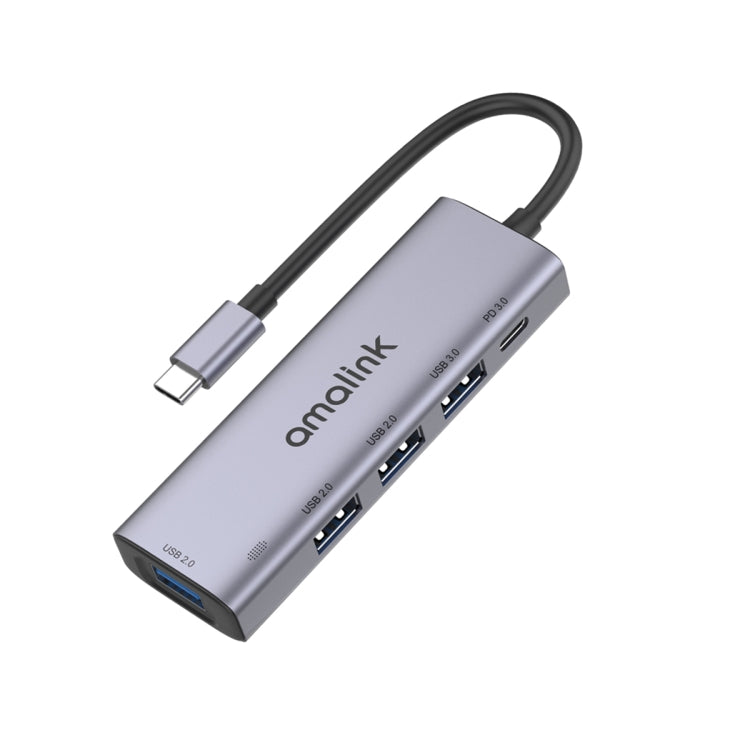 Trạm kết nối đa chức năng amalink 95119D Type-C / USB-C sang 4 cổng USB + PD 3.0, mã 95119D