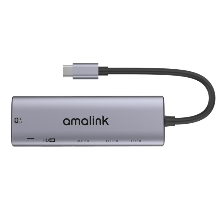 Bộ chia đa chức năng amalink 95126 Type-C / USB-C sang HDMI kép + 2 cổng USB + PD 3.0, mã 95126