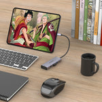 Bộ chia đa chức năng amalink 95126 Type-C / USB-C sang HDMI kép + 2 cổng USB + PD 3.0, mã 95126