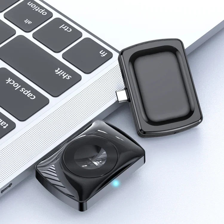 Sạc không dây hai mặt tai nghe và đồng hồ giao diện Type-C JJT-997 cho AirPods & iWatch