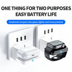 Sạc không dây hai mặt tai nghe và đồng hồ giao diện Type-C JJT-997 cho AirPods & iWatch