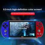 Máy chơi game cầm tay cổ điển X16 màn hình 6,5 inch với bộ nhớ 8GB, X16 8GB 6,5 inch