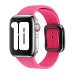 Dây đồng hồ silicone khóa đen cho Apple Watch Series, 7 41mm / 6&SE&5&4 40mm / 3&2&1 38mm