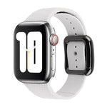 Dây đồng hồ silicone khóa đen cho Apple Watch Series, 7 41mm / 6&SE&5&4 40mm / 3&2&1 38mm