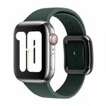 Dây đồng hồ silicone khóa đen cho Apple Watch Series, 7 41mm / 6&SE&5&4 40mm / 3&2&1 38mm