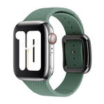 Dây đồng hồ silicone khóa đen cho Apple Watch Series, 7 41mm / 6&SE&5&4 40mm / 3&2&1 38mm