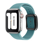 Dây đồng hồ silicone khóa đen cho Apple Watch Series, 7 41mm / 6&SE&5&4 40mm / 3&2&1 38mm