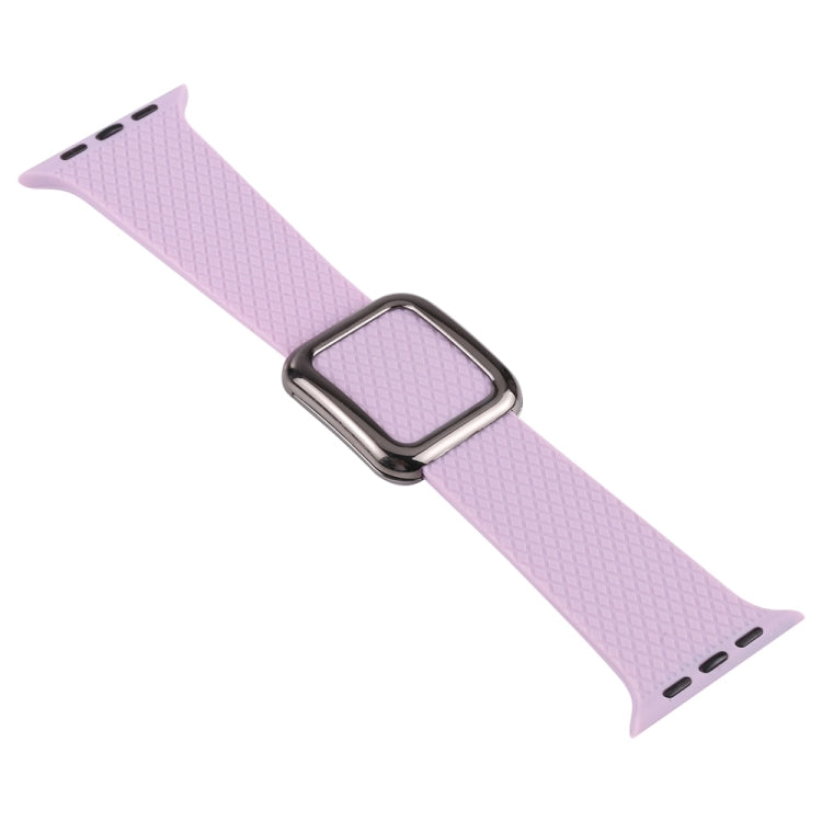 Dây đồng hồ silicone khóa đen cho Apple Watch Series, 7 41mm / 6&SE&5&4 40mm / 3&2&1 38mm