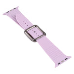 Dây đồng hồ silicone khóa đen cho Apple Watch Series, 7 41mm / 6&SE&5&4 40mm / 3&2&1 38mm