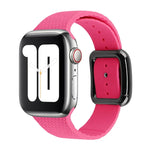Dây đồng hồ silicone khóa đen cho Apple Watch Series, 7 45mm / 6&SE&5&4 44mm / 3&2&1 42mm