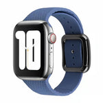 Dây đồng hồ silicone khóa đen cho Apple Watch Series, 7 45mm / 6&SE&5&4 44mm / 3&2&1 42mm