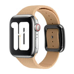 Dây đồng hồ silicone khóa đen cho Apple Watch Series, 7 45mm / 6&SE&5&4 44mm / 3&2&1 42mm