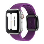 Dây đồng hồ silicone khóa đen cho Apple Watch Series, 7 45mm / 6&SE&5&4 44mm / 3&2&1 42mm