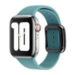 Dây đồng hồ silicone khóa đen cho Apple Watch Series, 7 45mm / 6&SE&5&4 44mm / 3&2&1 42mm