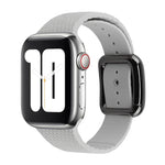 Dây đồng hồ silicone khóa đen cho Apple Watch Series, 7 45mm / 6&SE&5&4 44mm / 3&2&1 42mm