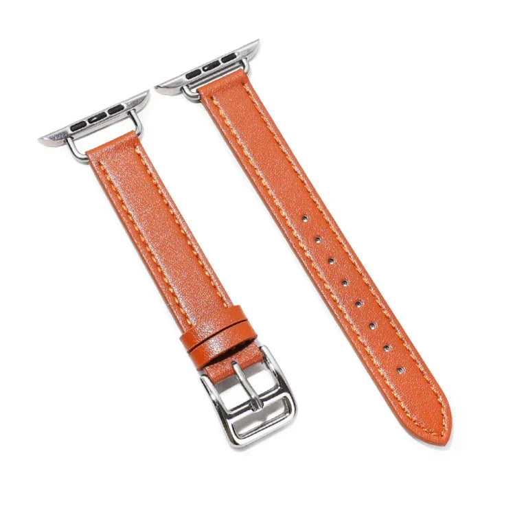 Dây đồng hồ da bò 14mm cho Apple Watch Series, 7 41mm/6&SE&5&4 40mm/3&2&1 38mm, 7 45mm/6&SE&5&4 44mm/3&2&1 42mm