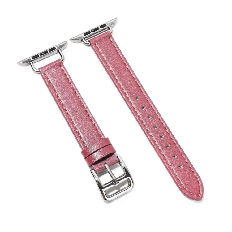 Dây đồng hồ da bò 14mm cho Apple Watch Series, 7 41mm/6&SE&5&4 40mm/3&2&1 38mm, 7 45mm/6&SE&5&4 44mm/3&2&1 42mm