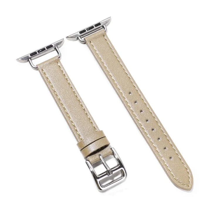 Dây đồng hồ da bò 14mm cho Apple Watch Series, 7 41mm/6&SE&5&4 40mm/3&2&1 38mm, 7 45mm/6&SE&5&4 44mm/3&2&1 42mm