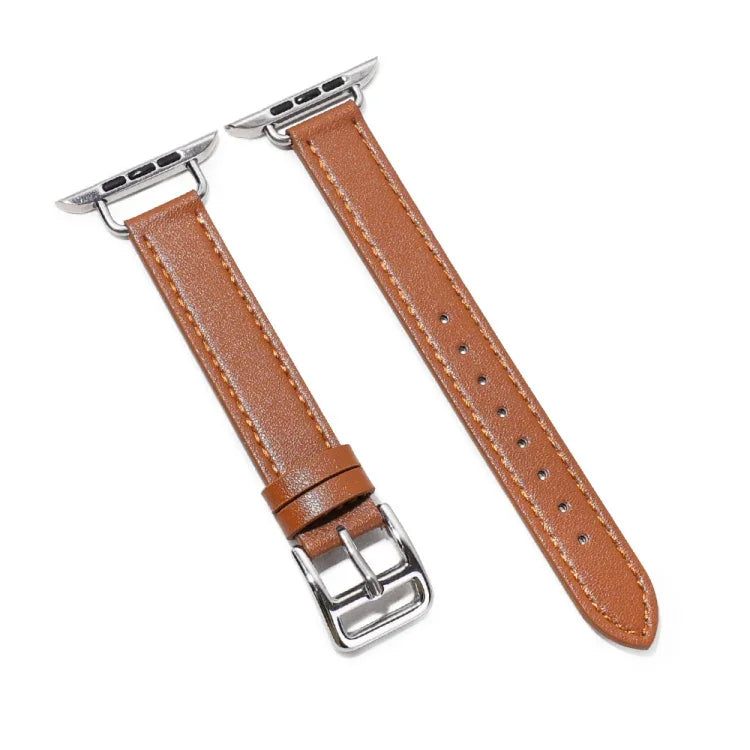 Dây đồng hồ da bò 14mm cho Apple Watch Series, 7 41mm/6&SE&5&4 40mm/3&2&1 38mm, 7 45mm/6&SE&5&4 44mm/3&2&1 42mm