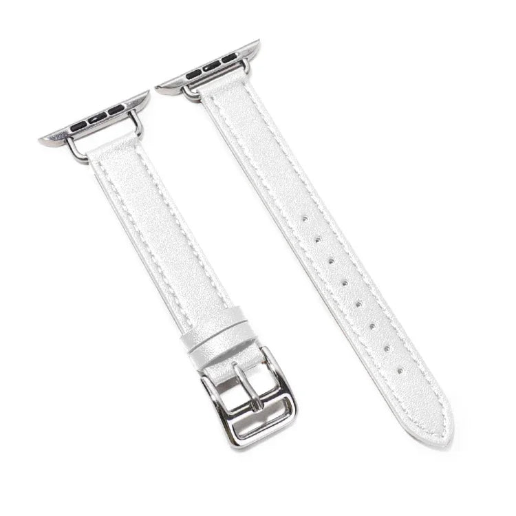 Dây đồng hồ da bò 14mm cho Apple Watch Series, 7 41mm/6&SE&5&4 40mm/3&2&1 38mm, 7 45mm/6&SE&5&4 44mm/3&2&1 42mm