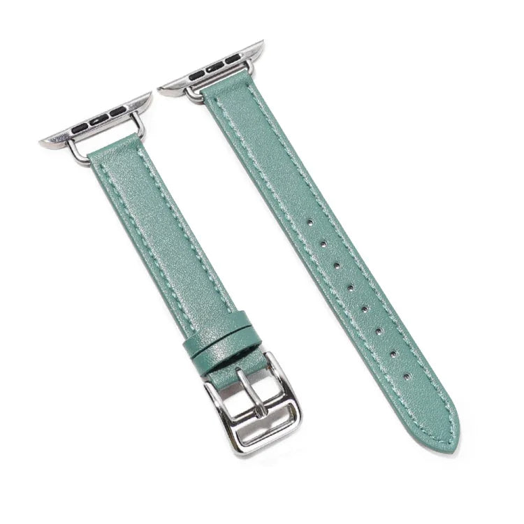 Dây đồng hồ da bò 14mm cho Apple Watch Series, 7 41mm/6&SE&5&4 40mm/3&2&1 38mm, 7 45mm/6&SE&5&4 44mm/3&2&1 42mm