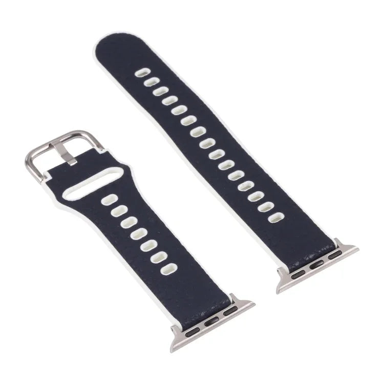 Dây đồng hồ TPU họa tiết Litchi cho Apple Watch Series, 7 41mm / 6&SE&5&4 40mm / 3&2&1 38mm, 7 45mm / 6&SE&5&4 44mm / 3&2&1 42mm