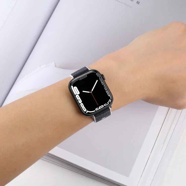 Dây đồng hồ TPU họa tiết Litchi cho Apple Watch Series, 7 41mm / 6&SE&5&4 40mm / 3&2&1 38mm, 7 45mm / 6&SE&5&4 44mm / 3&2&1 42mm