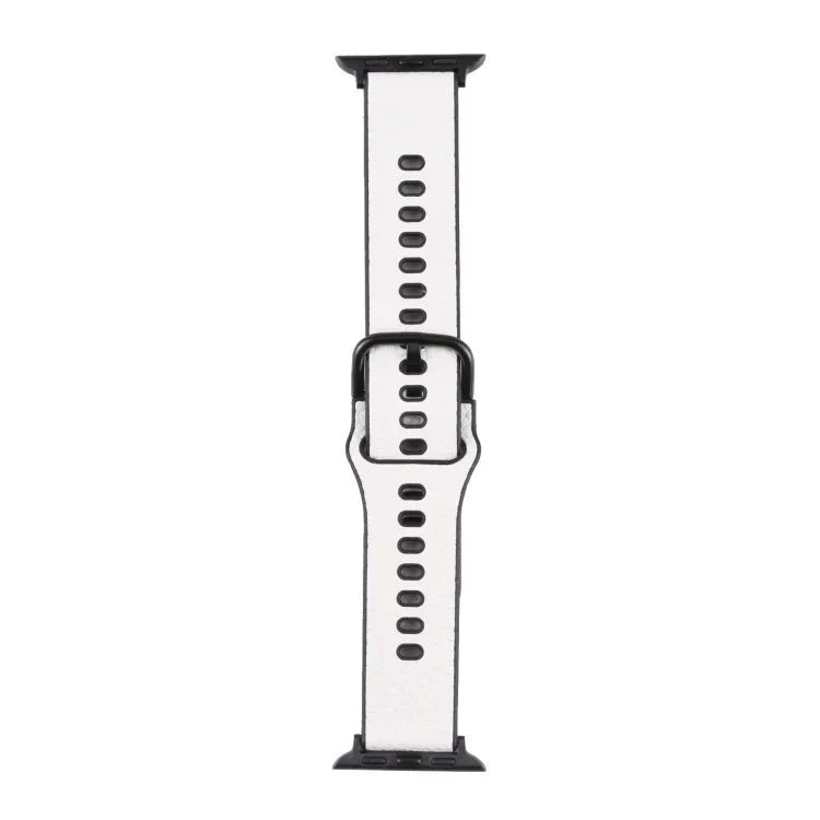 Dây đồng hồ TPU họa tiết Litchi cho Apple Watch Series, 7 41mm / 6&SE&5&4 40mm / 3&2&1 38mm, 7 45mm / 6&SE&5&4 44mm / 3&2&1 42mm