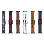 Dây đồng hồ TPU họa tiết Litchi cho Apple Watch Series, 7 41mm / 6&SE&5&4 40mm / 3&2&1 38mm, 7 45mm / 6&SE&5&4 44mm / 3&2&1 42mm
