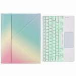 Bao da bàn phím Bluetooth có đèn nền cảm ứng H-102CS với giá đỡ ba gấp phía sau, dành cho iPad 10.2 2020 & 2019 / Pro 10.5 inch