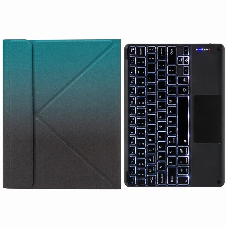 Bao da bàn phím Bluetooth có đèn nền cảm ứng H-102CS với giá đỡ ba gấp phía sau, dành cho iPad 10.2 2020 & 2019 / Pro 10.5 inch