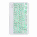 Bao da bàn phím Bluetooth đèn nền đơn sắc H-102S với giá đỡ ba gấp phía sau, dành cho iPad 10.2 2020 & 2019 / Pro 10.5 inch, dành cho iPad 9.7 2018 & 2017, dành cho iPad Pro 11 inch 2021 & 2020 & 2018 / Air 2020 10.9