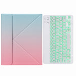 Bao da bàn phím Bluetooth đèn nền đơn sắc H-102S với giá đỡ ba gấp phía sau, dành cho iPad 10.2 2020 & 2019 / Pro 10.5 inch, dành cho iPad 9.7 2018 & 2017, dành cho iPad Pro 11 inch 2021 & 2020 & 2018 / Air 2020 10.9
