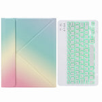 Bao da bàn phím Bluetooth đèn nền đơn sắc H-102S với giá đỡ ba gấp phía sau, dành cho iPad 10.2 2020 & 2019 / Pro 10.5 inch, dành cho iPad 9.7 2018 & 2017, dành cho iPad Pro 11 inch 2021 & 2020 & 2018 / Air 2020 10.9